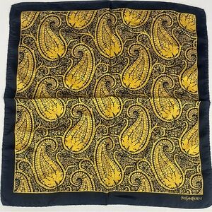 YSL unisex silk handkerchief